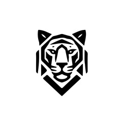 tiger head vector
