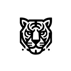 vector illustration of a tiger