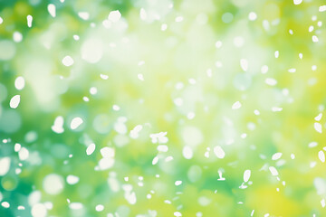 Fototapeta premium 優しい新緑の背景イラスト Generative AI