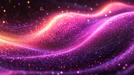 Abstract 3D illustration of 5G technology symbolizing high-speed wireless data transmission. Digital funnel visualizes big data flow in cyberspace with modern bright tones and blurred space