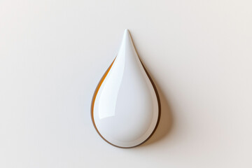single drop gleaming, signifying fossil fuels, symbol of energy concerns
