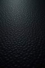 Smooth black leather, subtle light reflection, leather, simple