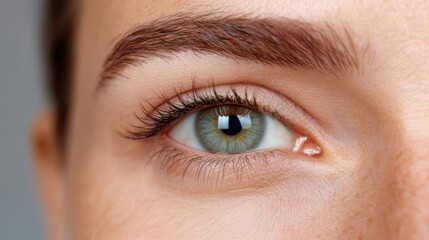 Fototapeta premium Depth of wisdom revealed in a closeup of an elder's expressive eye