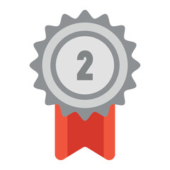 2nd place ribbon icon
