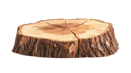 A large log with a hole in the middle