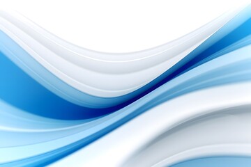 Fototapeta premium Abstract blue wave background. wallpaper white and blue wallpaper wave line