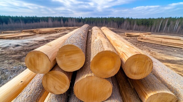 Forest clearing for timber harvesting leads to environmental concerns