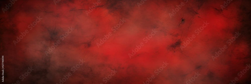 Poster a dramatic red abstract background with soft gradients and textures, creating a moody and intense vi