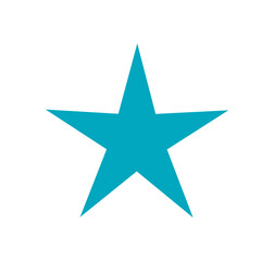 Bold star icon in brutalist style. Abstract shape as a geometric symbol. Contemporary design, flat format, ideal for modern projects and graphic applications.