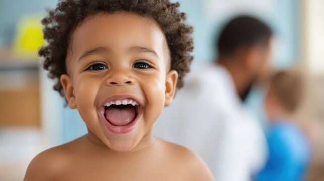 Pediatric care brings joy as boy shares cheerful moments with doctor