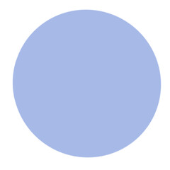 blue round button