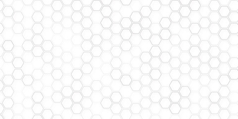 Black honeycomb on a white background. Isometric geometry. Geometrical random gradient hexagon landing page background - geometric modern abstract vector graphic design