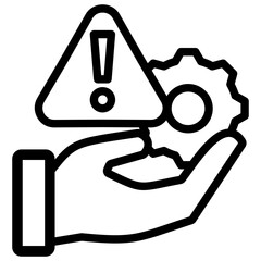 Risk Management Icon