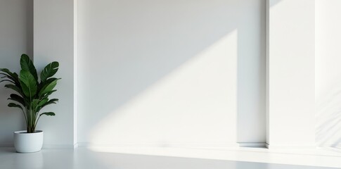 Modern minimalist white office lobby wall texture, wall, blank