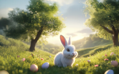 Easter holiday fastival concept