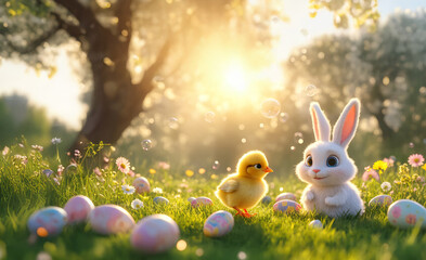 Easter holiday fastival concept