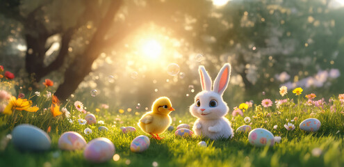 Easter holiday fastival concept