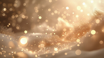 Gentle golden light with a mesmerizing effect