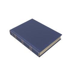Book, 3d illustration Isolated on white background