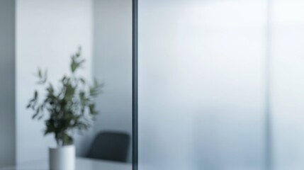 Modern Minimal Background with Frosted Glass Effect and Softly Blurred Backdrop for a Contemporary and Stylish Look