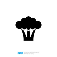 Stylized Icon of a Parachute with Clouds in a Minimalist Design Representing Adventure and Freedom in the Sky