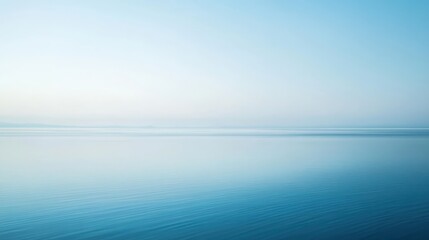 Obraz premium Smooth Blue-to-White Gradient Background Resembling a Calm and Clear Sky, Providing a Fresh and Airy Aesthetic