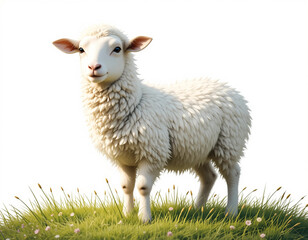 Fototapeta premium Tiny Grazer: Dwarf Sheep