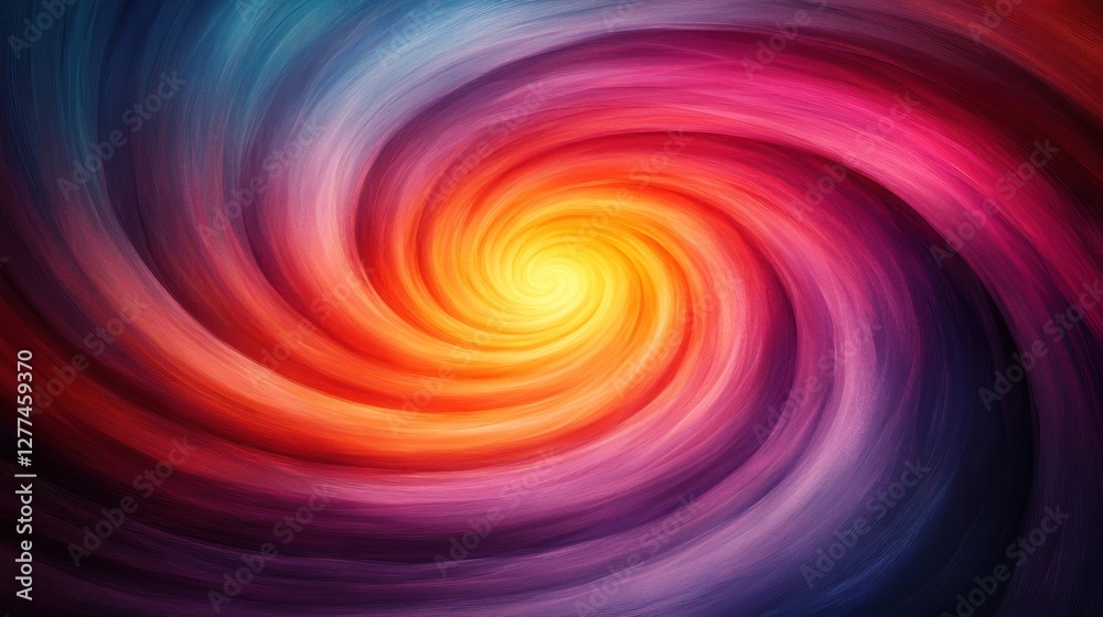 Poster abstract colorful swirl vortex background.