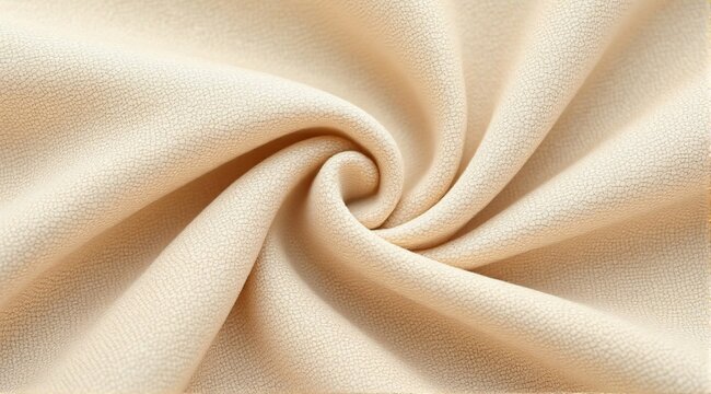 Luxurious drape with slight natural stretch, appearing silky yet matte, highlighted under soft lighting.