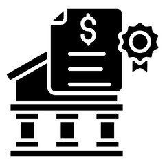 Bank Regulations Icon For Design Elements