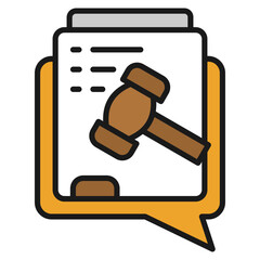 Regulatory Consultation Icon For Design Elements