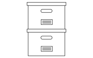 Archive box set vector image, archive icon, png archive image, Archive - Free interface icons
