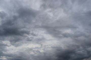 Obraz premium blue sky and white cloud background, cloudy in rainny season