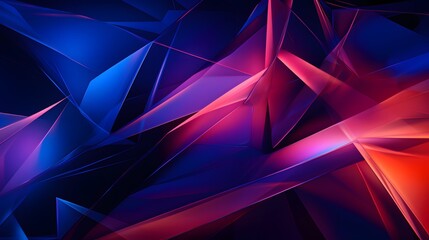 Abstract multicoloured geometric background with triangles. bright blue and purple abstract designs with triangle for wallpaper or background. 