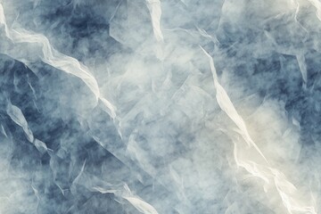 Obraz premium Seamless Clear Quartz textured abstract background featuring soft, flowing shapes in shades of blue and white, resembling crumpled paper or fabric. Ideal for artistic or design projects.