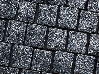 Silver Glitter Tile Arrangement