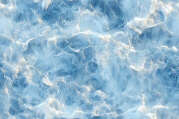 Obraz premium Seamless Blue Lace Agate turbulent ocean water, showcasing waves and foam in various shades of blue and white.