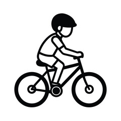 Child riding bicycle, safety helmet, outdoor activity, healthy lifestyle, summer fun