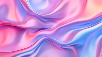 Obraz premium This abstract pink and blue gradient background showcases a smooth color transition. AI generative