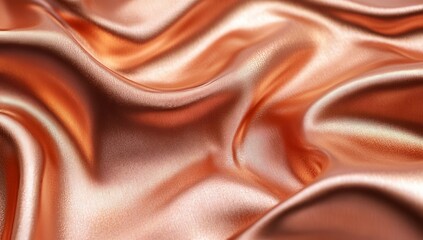 Obraz premium Unwrap the beauty of copper with our high-resolution rose gold texture background, featuring fine details and soft lighting that adds depth to your design projects. 