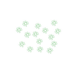 st patrick's day leaf pattern