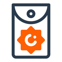 Eid Money Envelope with Decorative Star