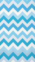 a zigzag pattern with alternating shades of blue and white, with a textured, slightly worn appearance.