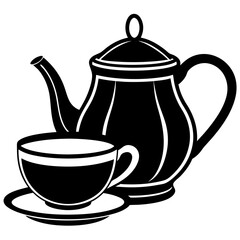 teapot and teacup