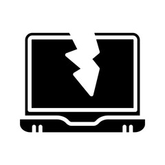 broken laptop icon