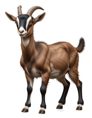 Obraz premium Playful Climber: Dwarf Goat