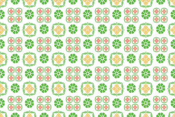 seamless pattern with easter eggs