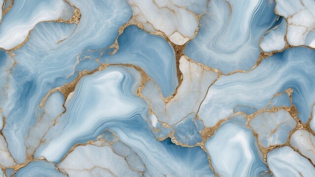 Abstract blue and white moonstone marble background