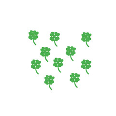 st patrick's day leaf background