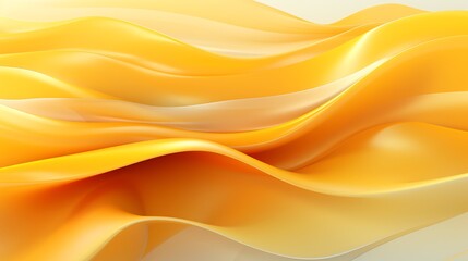 Obraz premium Abstract yellow wave background with clean, sharp focus. Perfect for mobile wallpapers, presentations, and digital projects. Hyper-realistic and modern.